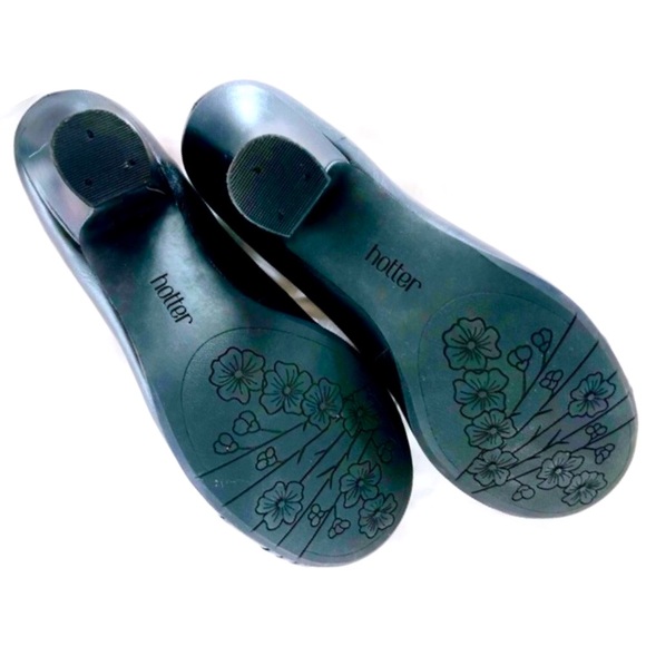 NWOT Hotter Clarissa Heels, Black Leather Sz 10 - Picture 6 of 7